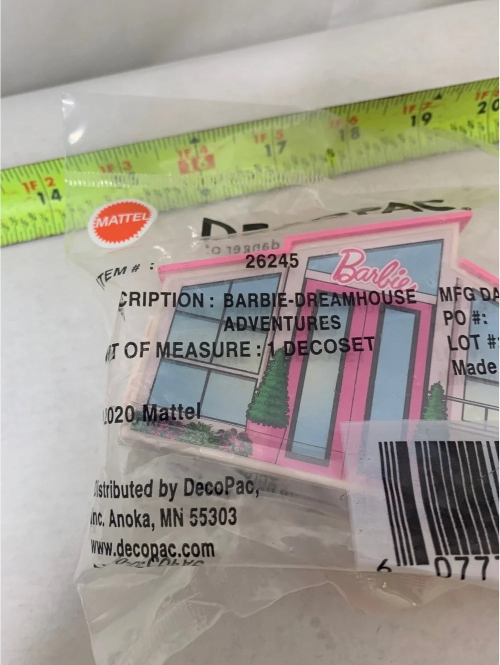 Mattel DecoPac Barbie Dreamhouse Adventures Cake Decoration Set - New in Package